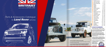 Parts & Accessories Catalogue for Land Rover Vehicles